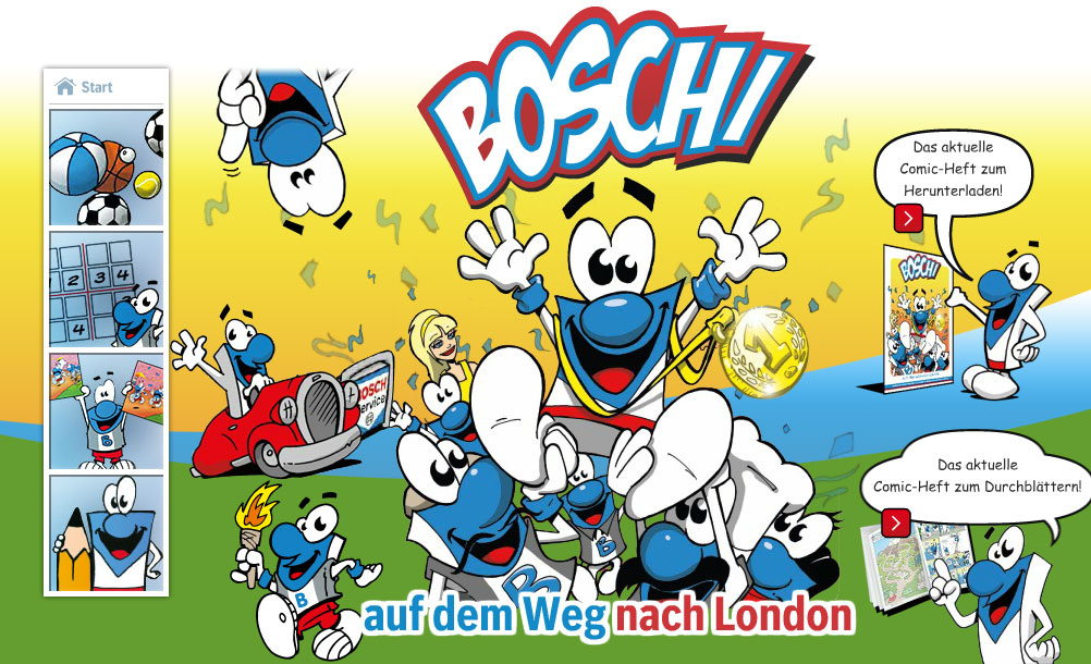 Boschi und die Olympischen Spiele